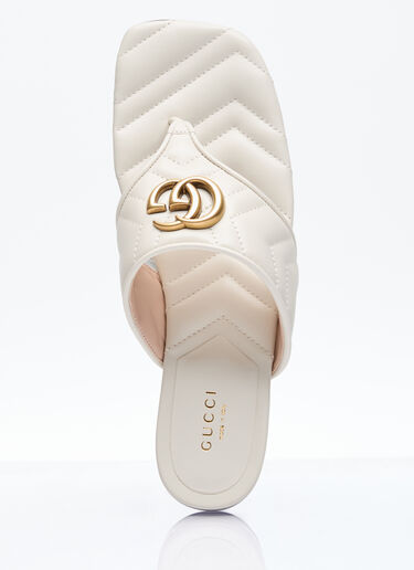 双 G 人字拖 Gucci 双 G 人字拖 白色 guc0255097