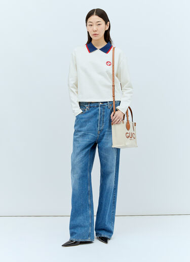 Gucci 인터로킹 G 폴로 셔츠 화이트 guc0255125