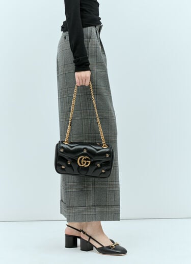 GG Marmont Small Shoulder Bag Gucci GG Marmont Small Shoulder Bag Black guc0255137