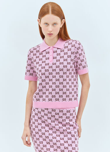 GG Polo 针织衫 Gucci GG Polo 针织衫 粉色 guc0257031