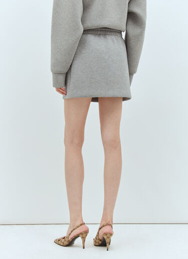 Jersey Mini Skirt Gucci Jersey Mini Skirt Grey guc0257039