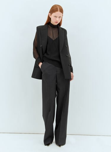 실크 조젯 블라우스 Gucci 실크 조젯 블라우스 블랙 guc0257042