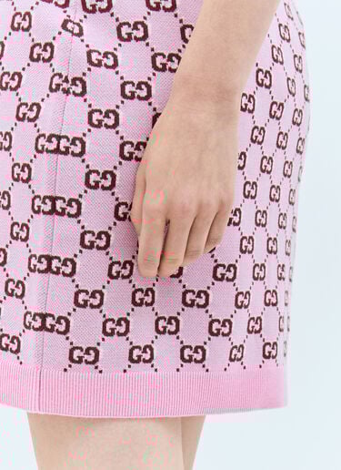 Gucci GG 울 미니스커트 핑크 guc0257046