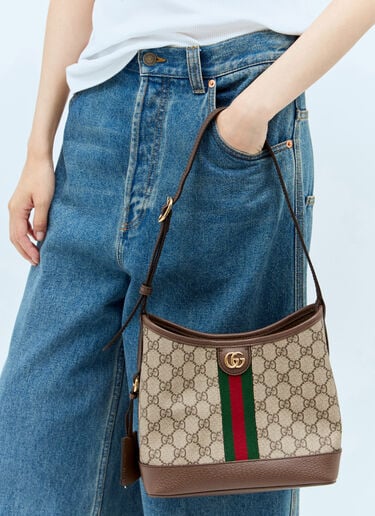 Ophidia GG Small Shoulder Bag Gucci Ophidia GG Small Shoulder Bag Brown guc0257133