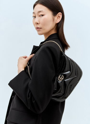 GG Marmont Small Shoulder Bag Gucci GG Marmont Small Shoulder Bag Black guc0257143