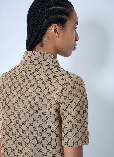 GG Canvas Jacket Gucci GG Canvas Jacket Brown guc0259004