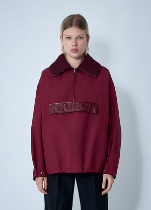 Gucci Embossed Bomber Sweatshirt Red guc0259018