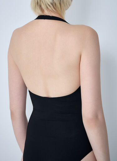 Logo Motif Swimsuit Gucci Logo Motif Swimsuit Black guc0259024