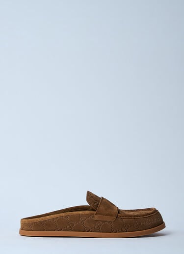 더블 G 사보 뮬 Gucci 더블 G 사보 뮬 브라운 guc0259040