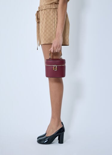 Gucci 미니 뱀부 숄더백  레드 guc0259079