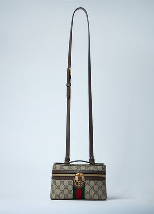 Gucci 小号 Ophidia 盥洗包 棕色 guc0259081
