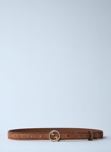 Gucci Blondie 细腰带  棕色 guc0259102