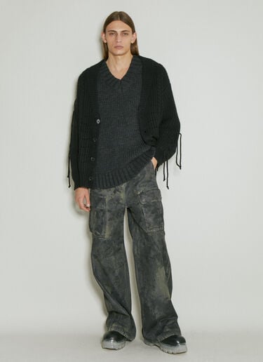 Guess USA ケーブルカーディガン ブラック gue0154005