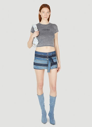 Guess USA 로고 베이비 티셔츠 그레이 gue0252001