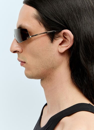 盾形太阳镜 Gucci 盾形太阳镜 银色 gus0156008