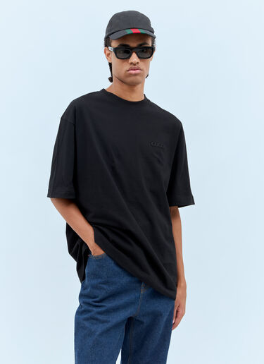Gucci レクタンギュラーフレームサングラス ブラック gus0158001