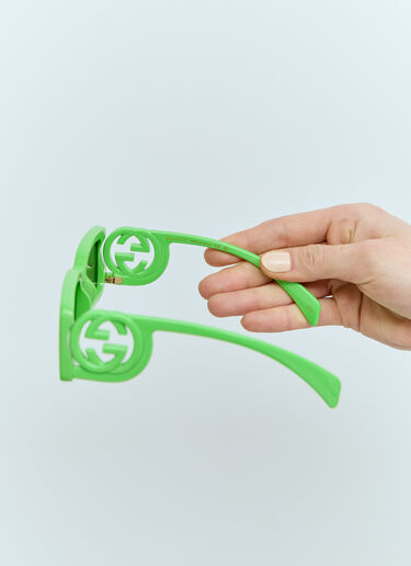 Chaise Longue Sunglasses Gucci Chaise Longue Sunglasses Green gus0256001