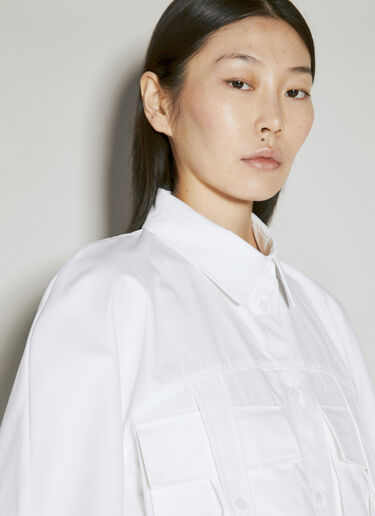 카고 포켓 크롭 셔츠 Han Kjøbenhavn 카고 포켓 크롭 셔츠 화이트 han0254003