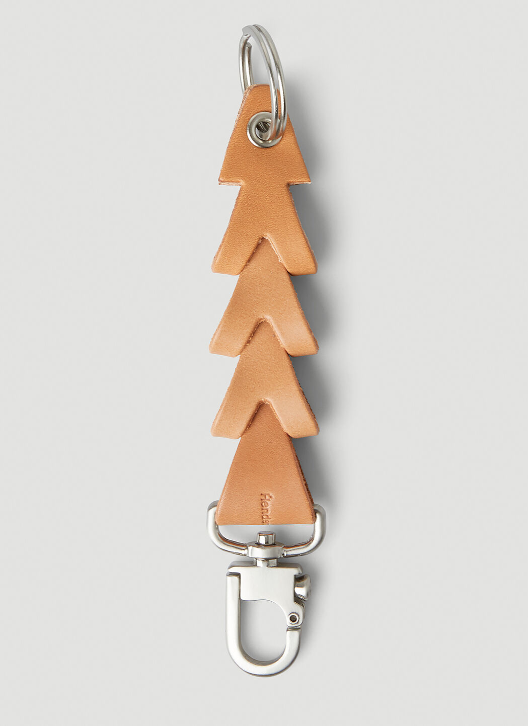 Hender Scheme Construct Key Chain in Beige | LN-CC