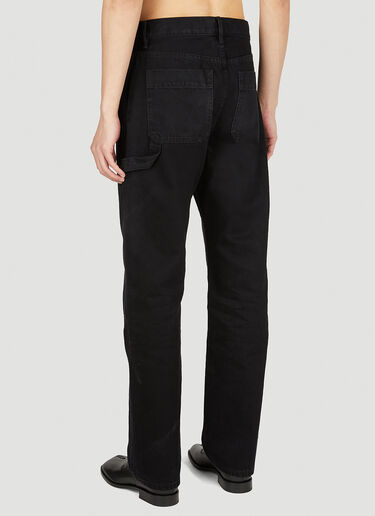Helmut Lang 拼接牛仔裤 黑色 hlm0151001
