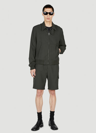 阔腿短裤 Helmut Lang 阔腿短裤 深绿色 hlm0152007