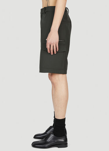 Helmut Lang 阔腿短裤 深绿色 hlm0152007