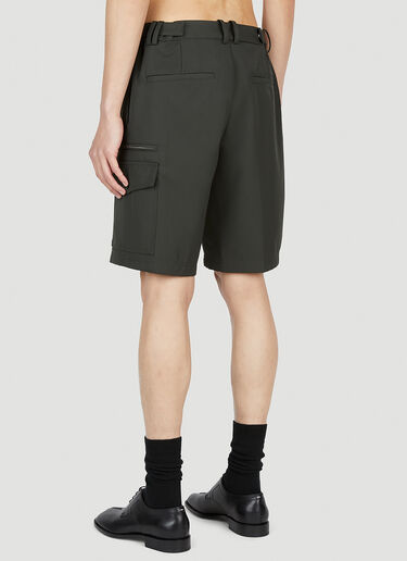 Helmut Lang 阔腿短裤 深绿色 hlm0152007