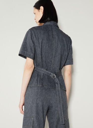 Utility Short Sleeve Shirt Helmut Lang Utility Short Sleeve Shirt Blue hlm0253011