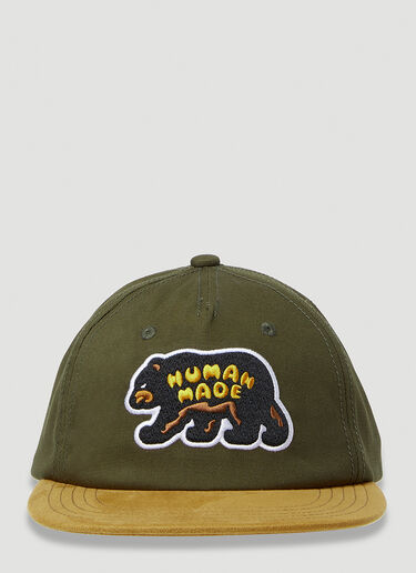 Human Made Embroidered Baseball Cap Green hmd0152025