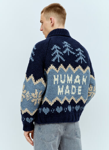 폴라 베어 가디건 Human Made 폴라 베어 가디건 네이비 hmd0154004