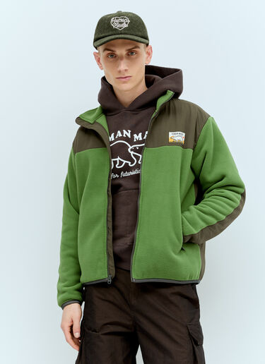 Logo Embroidery Wool Baseball Cap Human Made Logo Embroidery Wool Baseball Cap Green hmd0154020