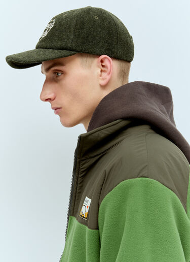 Logo Embroidery Wool Baseball Cap Human Made Logo Embroidery Wool Baseball Cap Green hmd0154020