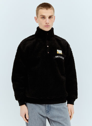Boa Fleece Half-Button Jacket Human Made Boa Fleece Half-Button Jacket Black hmd0155001