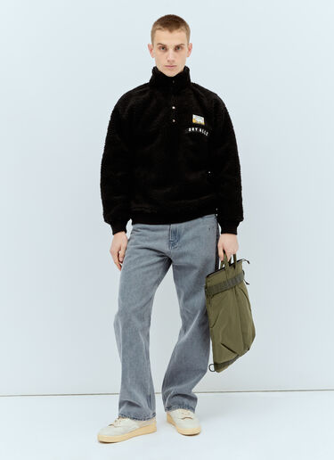 Boa Fleece Half-Button Jacket Human Made Boa Fleece Half-Button Jacket Black hmd0155001
