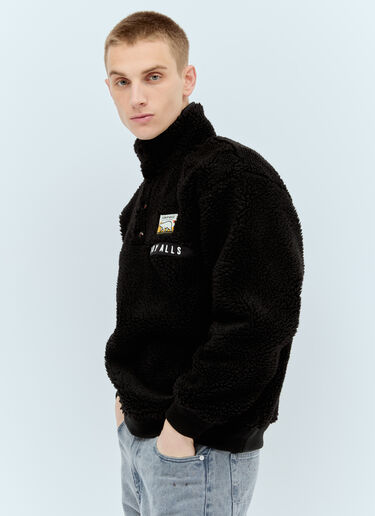 Boa Fleece Half-Button Jacket Human Made Boa Fleece Half-Button Jacket Black hmd0155001