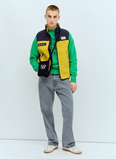Contrast Panel Fleece Vest Human Made Contrast Panel Fleece Vest Yellow hmd0155003