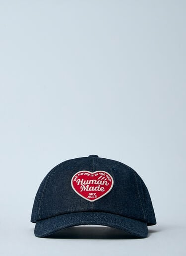 HUMAN MADE 徽标图案棒球帽 蓝色 hmd0161008
