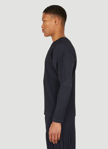 Plissé Long-Sleeved Top Homme Plissé Issey Miyake Plissé Long-Sleeved Top Blue hmp0148006