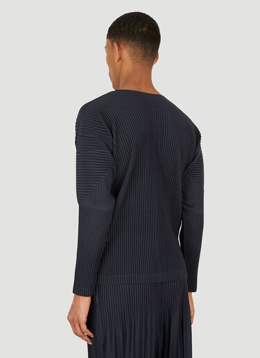Plissé Long-Sleeved Top Homme Plissé Issey Miyake Plissé Long-Sleeved Top Blue hmp0148006