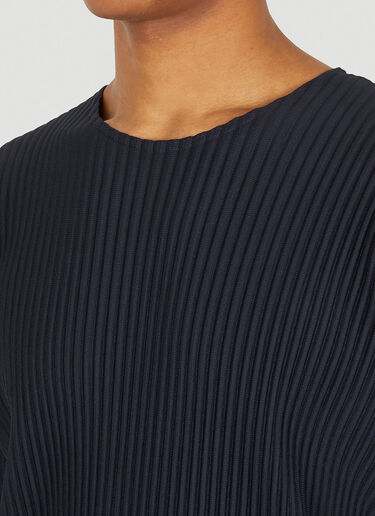 Plissé Long-Sleeved Top Homme Plissé Issey Miyake Plissé Long-Sleeved Top Blue hmp0148006