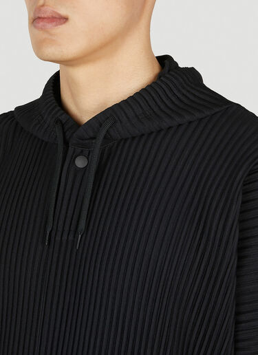 连帽运动衫 Homme Plissé Issey Miyake 连帽运动衫 黑色 hmp0152011
