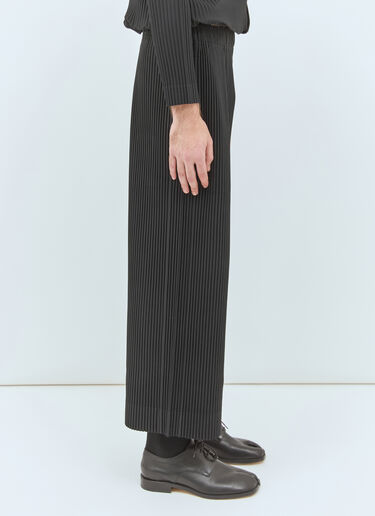 阔腿褶裥长裤 Homme Plissé Issey Miyake 阔腿褶裥长裤 黑色 hmp0158016