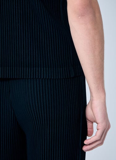 Homme Plissé Issey Miyake Pleated T-Shirt Black hmp0159013