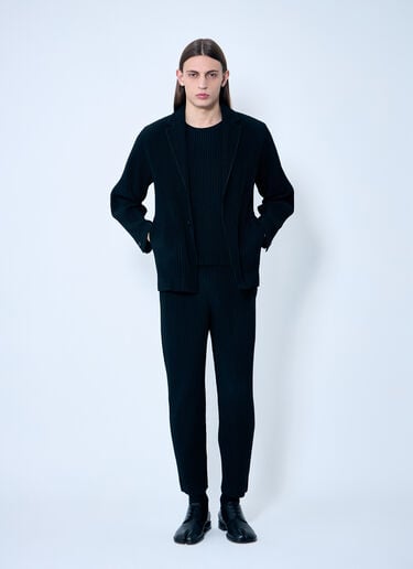 Homme Plissé Issey Miyake Pleated Blazer Black hmp0159016