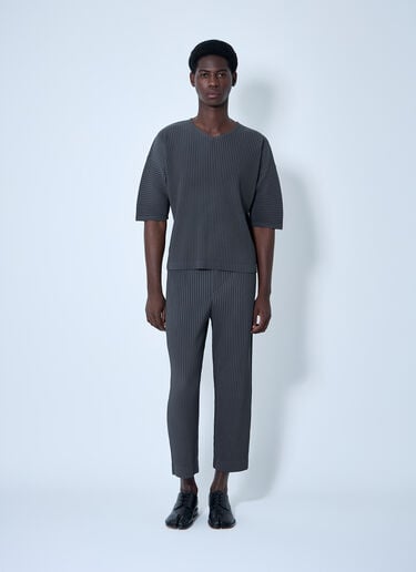 Homme Plissé Issey Miyake Pleated Top Grey hmp0160015