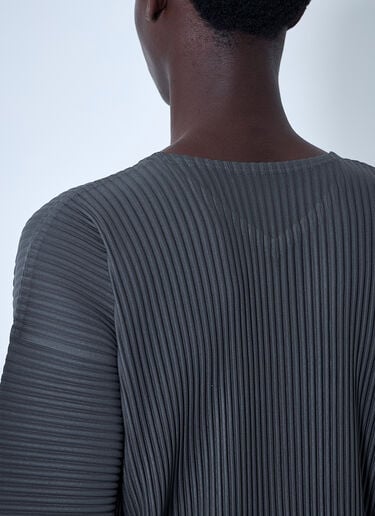 Homme Plissé Issey Miyake Pleated Top Grey hmp0160015