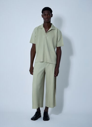 Homme Plissé Issey Miyake Pleated Shirt Green hmp0161010