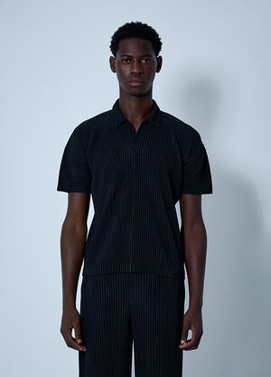 Homme Plissé Issey Miyake Pleated Shirt Black hmp0161016