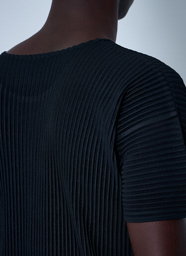 Pleated T-Shirt Homme Plissé Issey Miyake Pleated T-Shirt Black hmp0161017