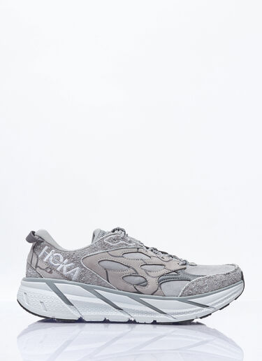 HOKA Clifton L 麂皮运动鞋 灰色 hok0158002